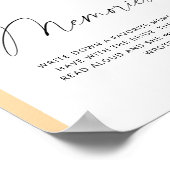 秋アーチ – 花嫁との思い出 ポスター (角)