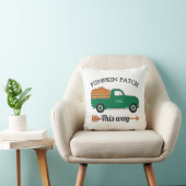 秋アートパンプキンパッチオールドヴィンテージファームトラックアート クッション (椅子)