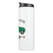 秋アートパンプキンパッチオールドヴィンテージファームトラックアート タンブラー (回転右)