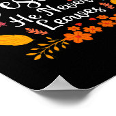 秋イエスのための彼は決して葉1人 ポスター (角)