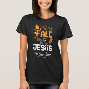 秋イエスはキリスト教の信仰葉を決して信じない Tシャツ