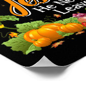 秋イエスは決してクリスチャンの愛葉者のギーを愛しない ポスター (角)