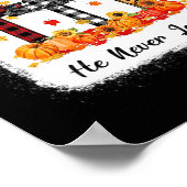 秋イエスは決して感謝のパンプリ葉ーを感謝しない ポスター (角)