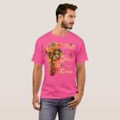 秋イエスは決して美しい離れ秋クロス Tシャツ (正面フル)