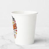 秋イエスキリスト決して離れ秋感謝祭 紙コップ (左)