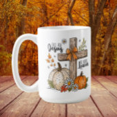 秋イエズス秋キリスト教十字架 コーヒーマグカップ