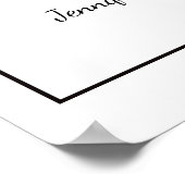 秋イエローサンフラワーバ素朴ン結婚ズ ポスター (角)