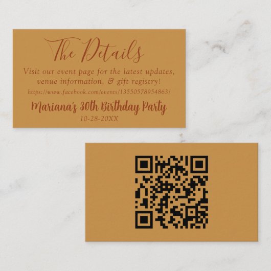 秋イベント詳細Webページエンクロージャカード エンクロージャーカード (正面/裏面)