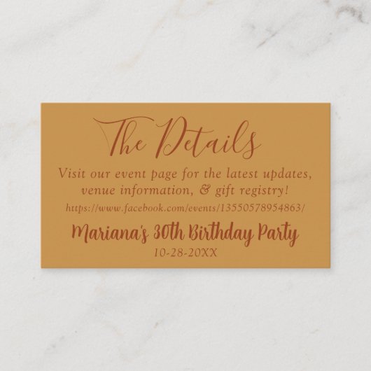 秋イベント詳細Webページエンクロージャカード エンクロージャーカード (正面)