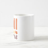 秋イマイお気に入りのコージーオータム引用文デザイン コーヒーマグカップ (中央)