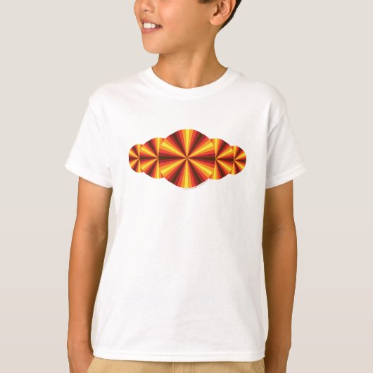 秋イリュージョンkidとベビーのライトシャツ tシャツ (正面)