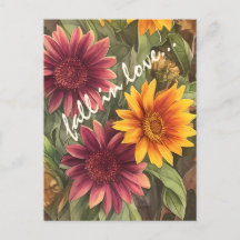 秋インかわいらしラブ秋の花フローラ