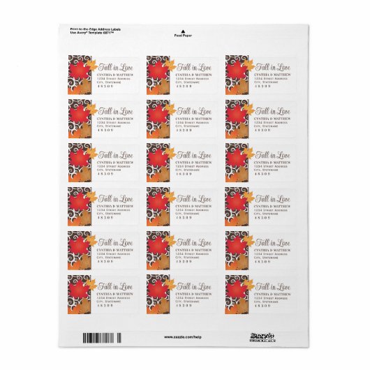 秋インエレガントラブ赤紅葉結婚ズ ラベル (フルシート)