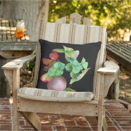 秋インストロベリーシーズンバックヤードガーデンフォト アウトドアクッション