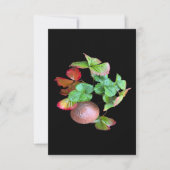 秋インストロベリーシーズンバックヤードガーデンフォト カード (正面)