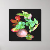 秋インストロベリーシーズンバックヤードガーデンフォト キャンバスプリント (正面)