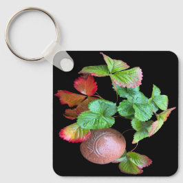 秋インストロベリーシーズンバックヤードガーデンフォト キーホルダー