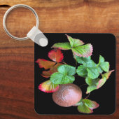 秋インストロベリーシーズンバックヤードガーデンフォト キーホルダー (正面)