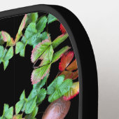 秋インストロベリーシーズンバックヤードガーデンフォト ピックルボールラケット (左詳細)