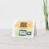 秋インスパイアの挨拶状 カード (裏面)