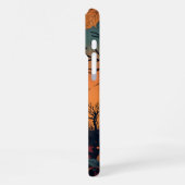 秋インスパイア美術 iPhoneケース (左側面)