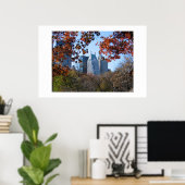 秋インセントラルパークNYC写真ポスター ポスター (ホームオフィス)