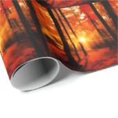 秋インバックウッズ ラッピングペーパー (ロールコーナー)