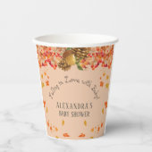 秋インフローラ秋の赤ちゃんシャワー 紙コップ (正面)