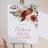 秋インブライダルシャワーウェルカムサイン ポスター