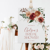 秋インブライダルシャワーウェルカムサイン ポスター