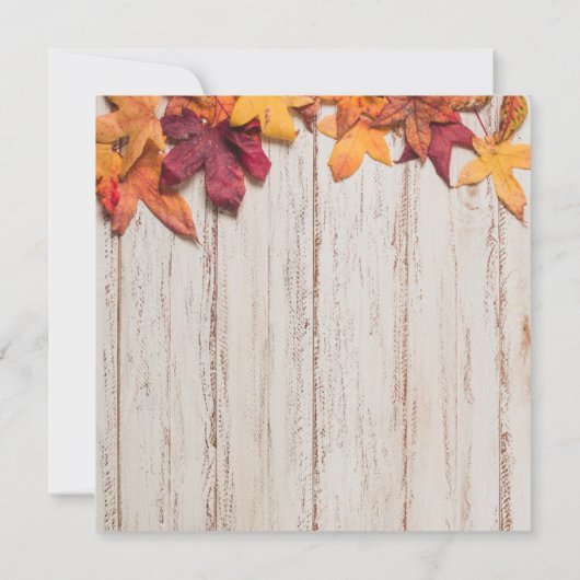 秋インブライダルシャワーウッド秋カラー葉ズ (裏面)