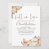 秋インブライダルシャワーパンパスグラステラコッタ 招待状 (正面)