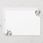 秋インブライダルシャワーラストフラワーズパンプキン 招待状 (裏面)