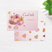 秋インラブこんにちは可愛いリトルカボチャとハースト (デスク)