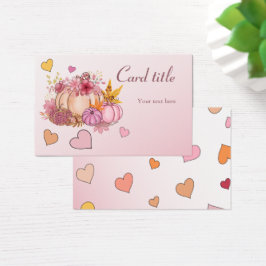 秋インラブこんにちは可愛いリトルカボチャとハースト