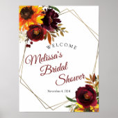 秋インラブウェルカムサイン ポスター (正面)