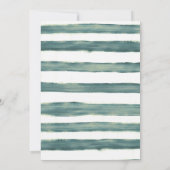 秋インラブウォーターカラーパンプキンスブライダルシャワー 招待状 (裏面)