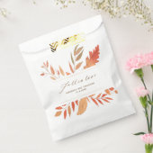 秋インラブウォーターカラー紅葉結婚ズ フェイバーバッグ (封をした状態)