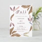 秋インラブウォーター離れカラー結婚ズ 招待状 (スタンド正面)