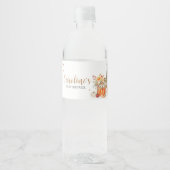 秋インラブオレンジカボチャ ペットボトルラベル (正面)