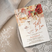 秋インラブオータムシャンパンブライダルシャワー 招待状