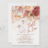 秋インラブオータムシャンパンブライダルシャワー 招待状 (正面)
