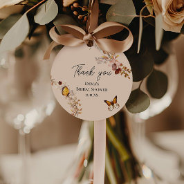 秋インラブオータムブライダルシャワーメッセージカード フェイバータグ