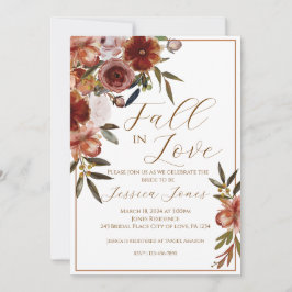 秋インラブオータムブライダルシャワー招待 招待状