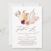 秋インラブオータムブライダルシャワー 招待状 (正面)