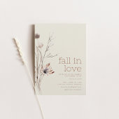 秋インラブオータムベビーシャワー招待状 招待状