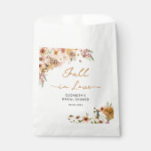 秋インラブカボチャとフローラブライダルシャワー フェイバーバッグ (正面)