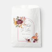 秋インラブカボチャフローラブライダルシャワー フェイバーバッグ (正面)