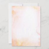 秋インラブカボチャブライダルシャワー招待状 招待状 (裏面)