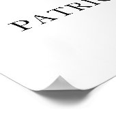 秋インラブカボチャ結婚のウェルカムサイン ポスター (角)